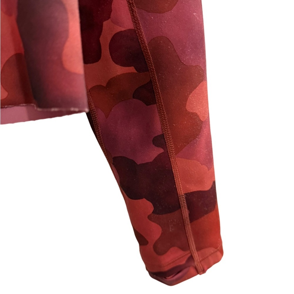 ATHLETA Red Camo Pinnacle Hoodie Size Medium - Picture 7 of 11